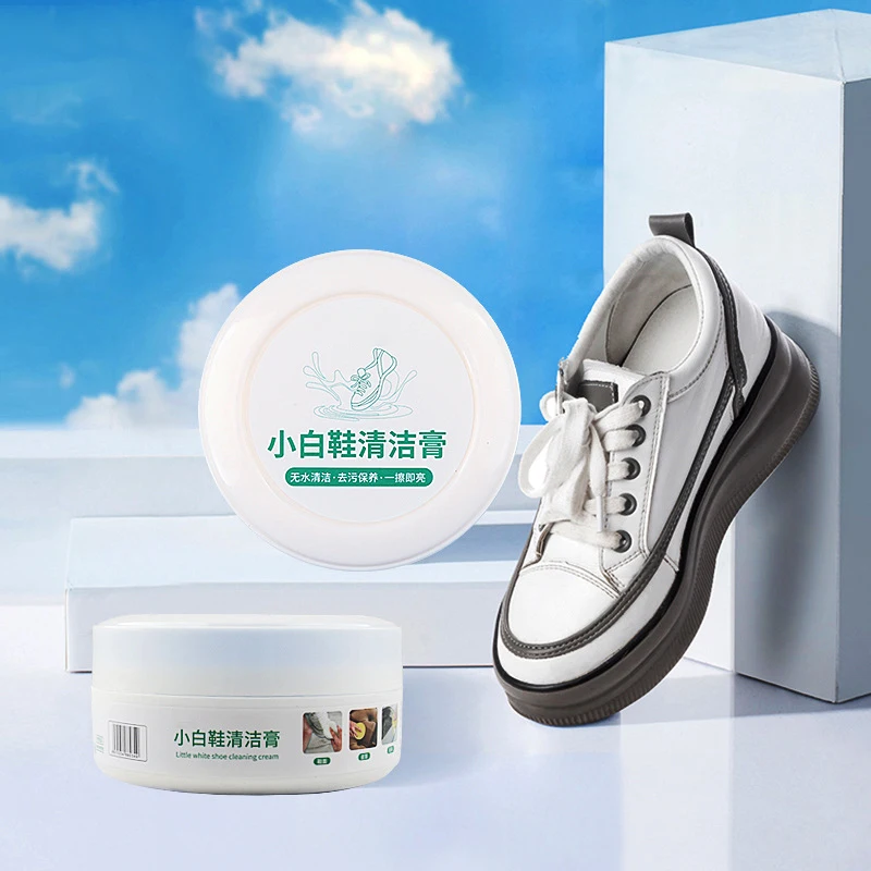 Zapatillas de deporte en crema para limpieza multifuncional, artefacto de pulido de zapatos herramienta limpiadora de zapatos blanca pequeña sin agua| | - AliExpress