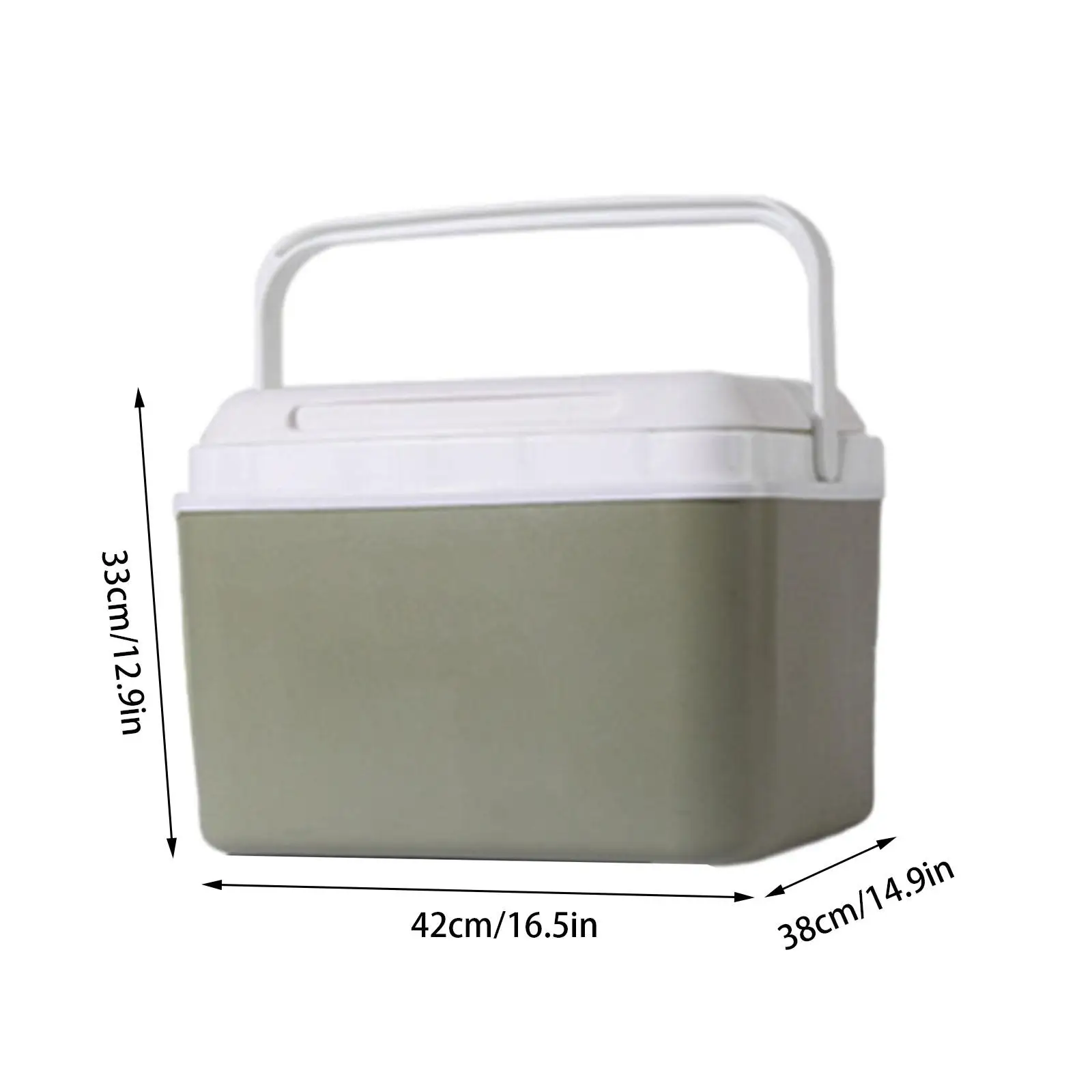 Insulated Cooler Box Ice Box Airtight Portable Personal Cold/Heat Preservation