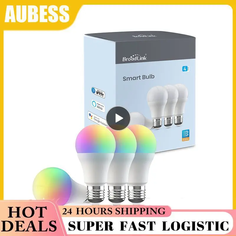 

AiYaTo: Tasmota Pre-flashed Smart RGBCW светильник Bulb 9W E27 ESP8285 HA работает с домашним помощником