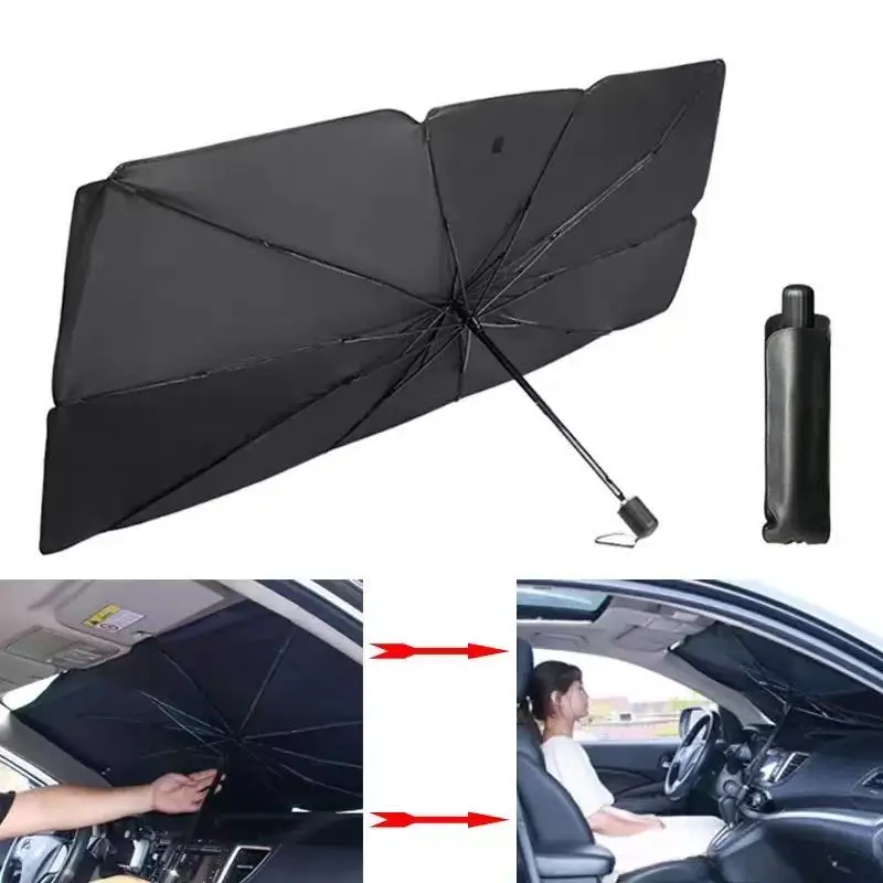 Sun Protection Foldable Sunshade for SEAT Ibiza Leon Arona Ateca Altea  Arosa Exeo Tarraco Windshield Sunshade Accessories