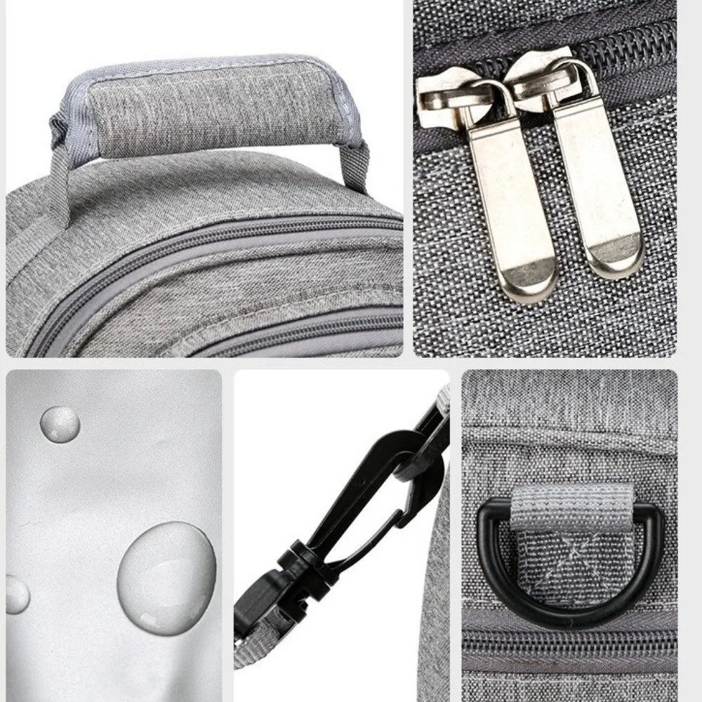 Large Capacity Maternity Backpack Double Layer Insulation Material Baby Food Backpack Fresh Preservation Handbag Style