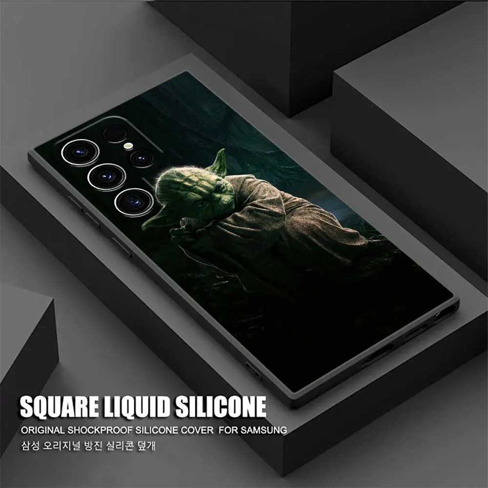 Galaxy-Themed Soft Phone Case - The Last Jedi Design
