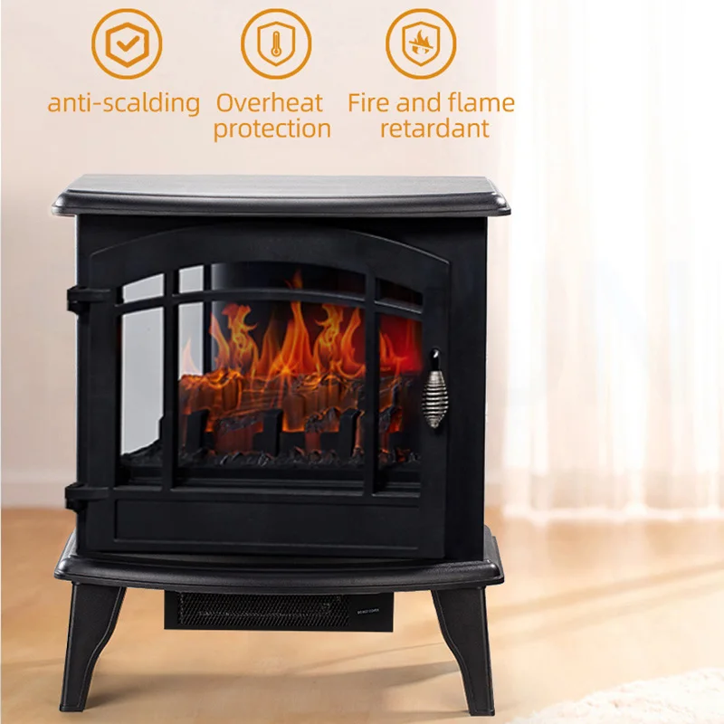 Fireplace Heater Household Simulation Flame Small Heater Energy-Saving Heater Hot Air Electromechanical Heater Calentador 6 Fireplace Heater Household Simulation Flame Small Heater Energy-Saving Heater Hot Air Electromechanical Heater Calentador 6
