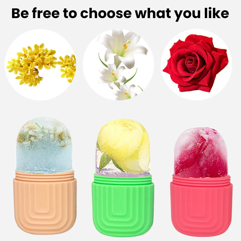 Silicone Cactus Facial Ice Tray Mini Portable Compress Cooling Massage Tool  Soothing Face Massage Ice Box Skin Care Tool калька cactus cs tr95 a3250 250л a3 90г м2