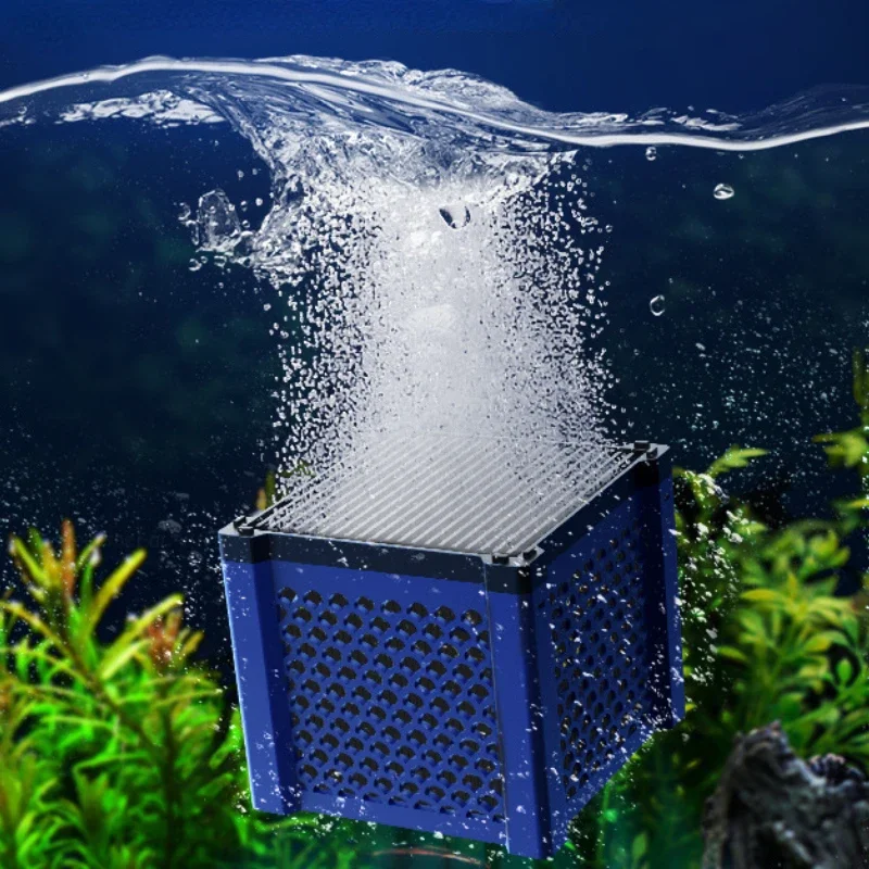 

Eco-Aquarium Magic Box High-Efficiency Water Purifier Cube Fish Tank Filter Honeycomb Structure Activated Charcoal Filter Media