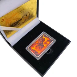 Mythical Creature Pure Copper Bar Set - Dragon, Minotaur, Fire Unicorn Collectible Metal Crafts Gift (Type2 - with box)