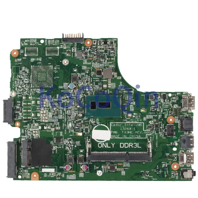 Placa-mãe portátil 13269-1 para dell inspiron 15r