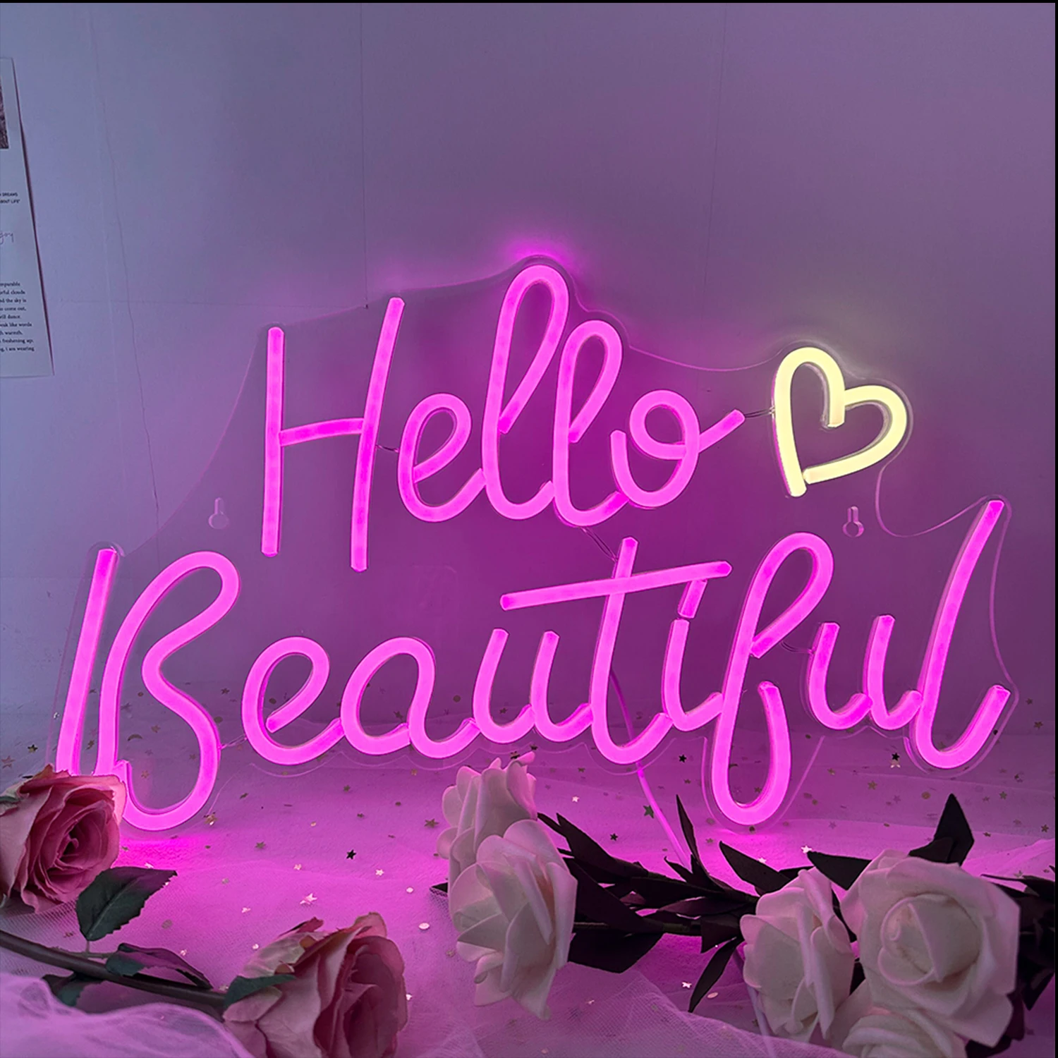 Rose Neon Sign,custom Flower Led Neon Light,neon Sign Bedroom,home Wall  Party Decor,valentine's Day Gift,flower Shop Signage,gifts for Her 