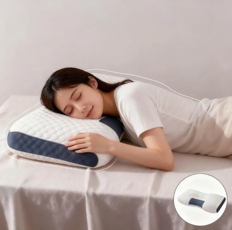 Washable Knitted Massage Pillow Better Sleep Neck Support hypoallergenic pillow Household Pillow Does Not Collapse