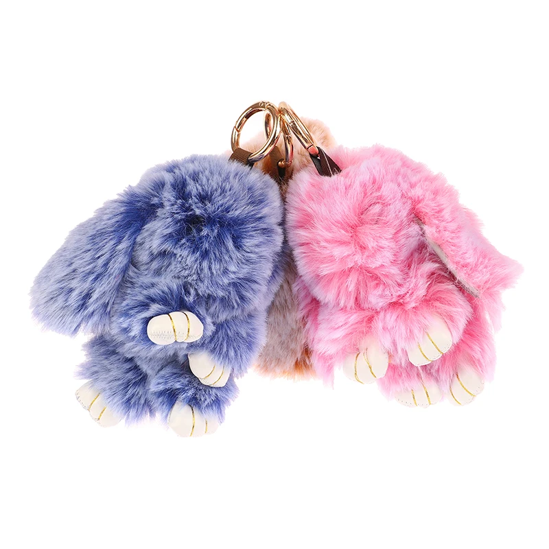 

Брелок-кольцо для ключей с кроликом, 15 см