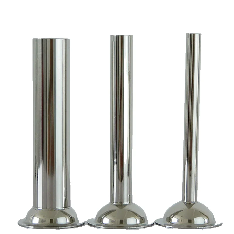 Kitchen Sausage Funnel Dining Kit Stainless Steel Enema Tool Tubes Silver 3pcs Set Accessories Nozzles Convenient