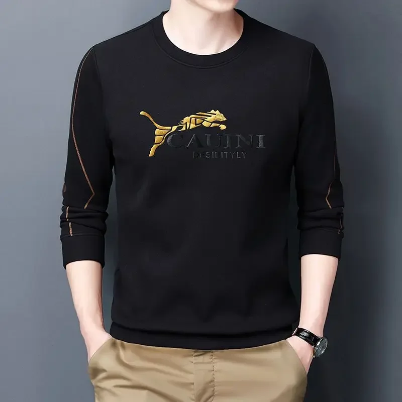 thumbnail image 1 of Camiseta para hombre, sudadera ajustada de manga larga, corte ajustado, ropa de diseñador XXL, 2024, ropa social XL Y2k, jerseys para hombre, 1 of 5