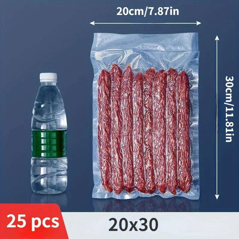 Vacuum Seal Bags Vacuum Bags Vacuum Bags For Food 25pcs/Lot Vacuum Packaging Bags For Sealer Machine Food Packed Sealing Storage