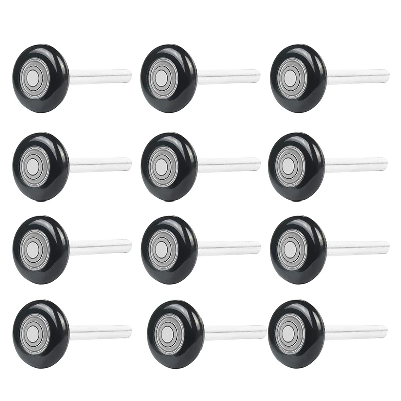 Garage Door Wheels 2 Inch 12 Pcs For Garage Door Track Replacement With Sealed 6200Zz Ball Bearing garage door hardware slide door roller wooden door rollers sliding door hanging wheel