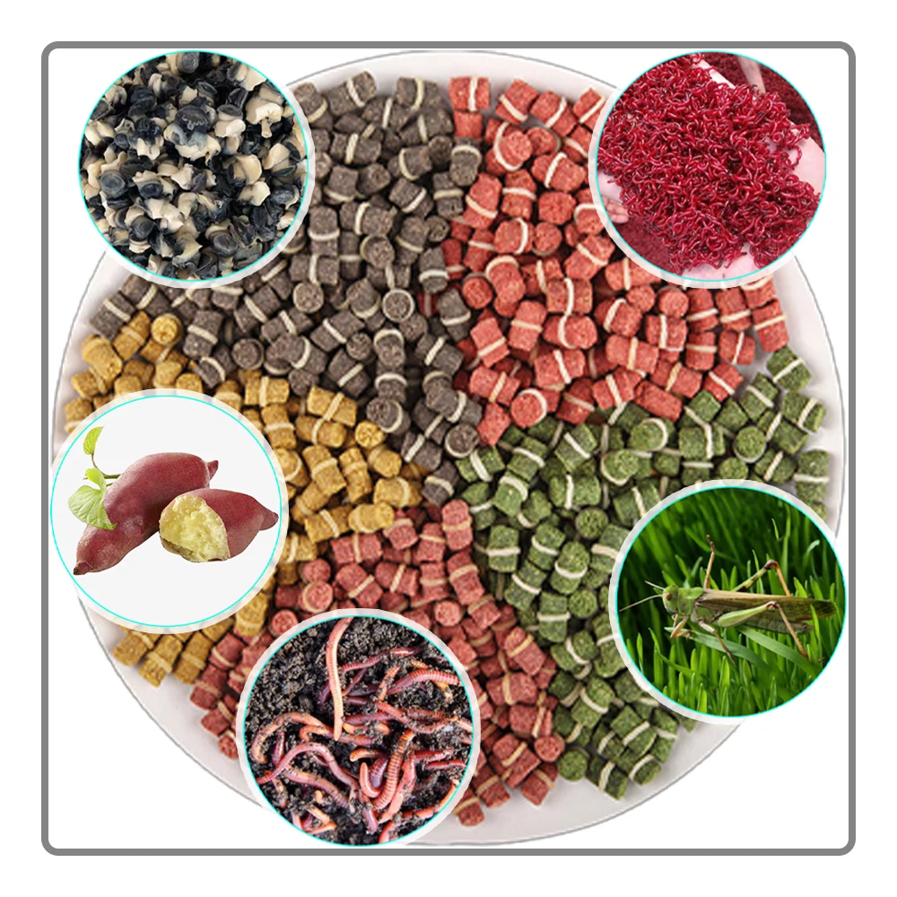 100g Tongbao rubber band grain bait red worm earthworm snail meat grass grasshopper sweet potato bait freshwater fish universal