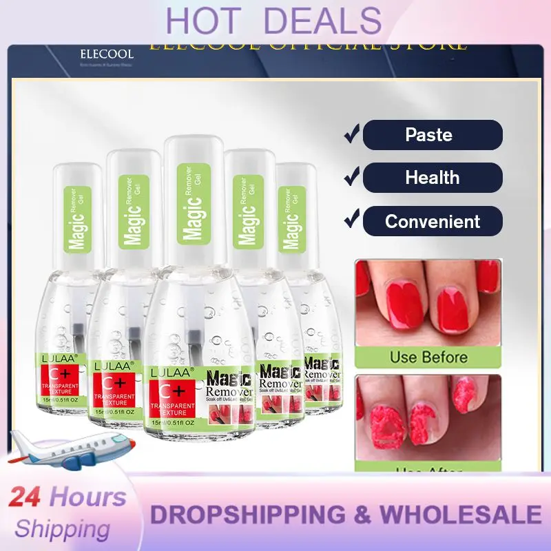 

Nail Polish Remover Mild And Non-irritating 15ml Nail Care Tools Nail Cleaner Easy To Operate Nail Polish Burst Gel