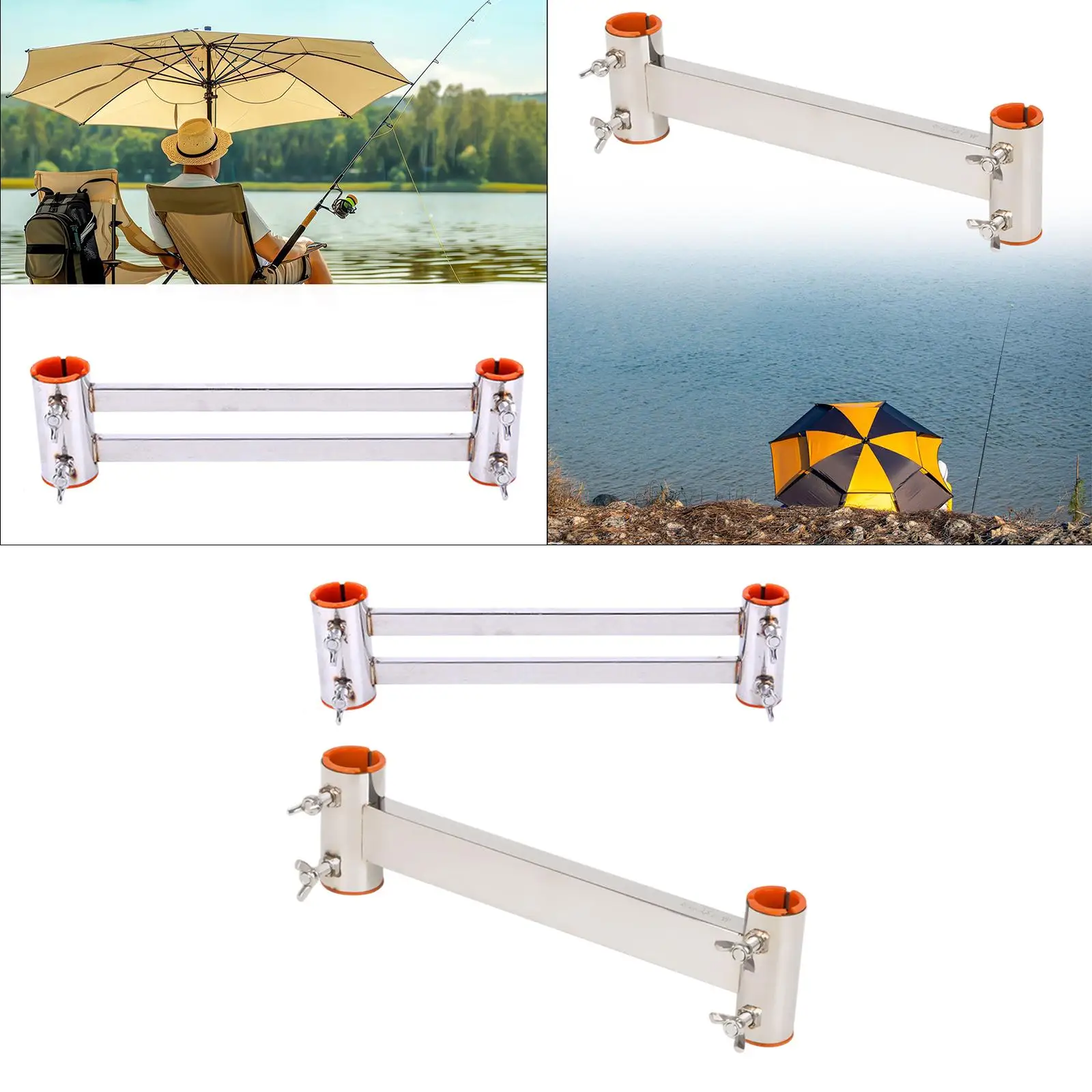 Fishing Umbrella Stand Adjustable Stainless Steel Fishing Umbrella Mount