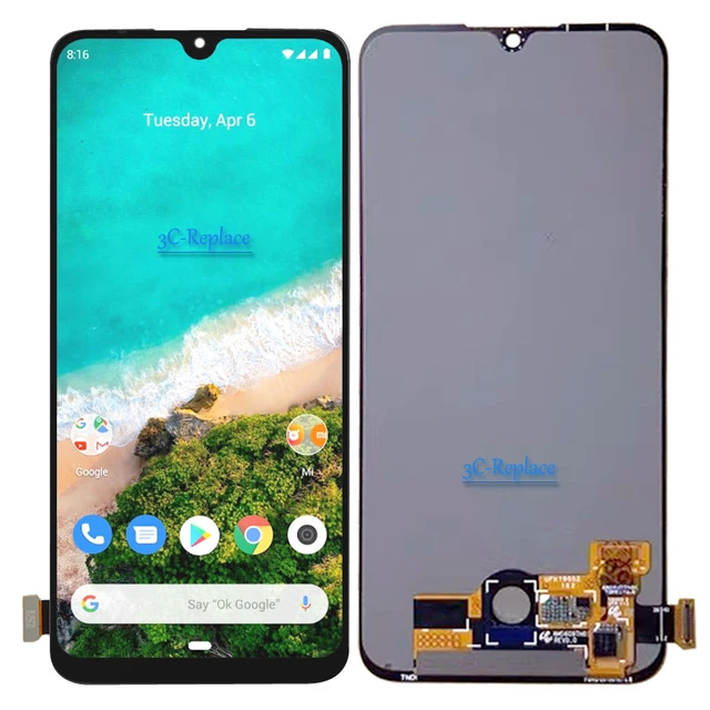 Super AMOLED / TFT For Xiaomi Mi A3 lcd Display Touch Screen