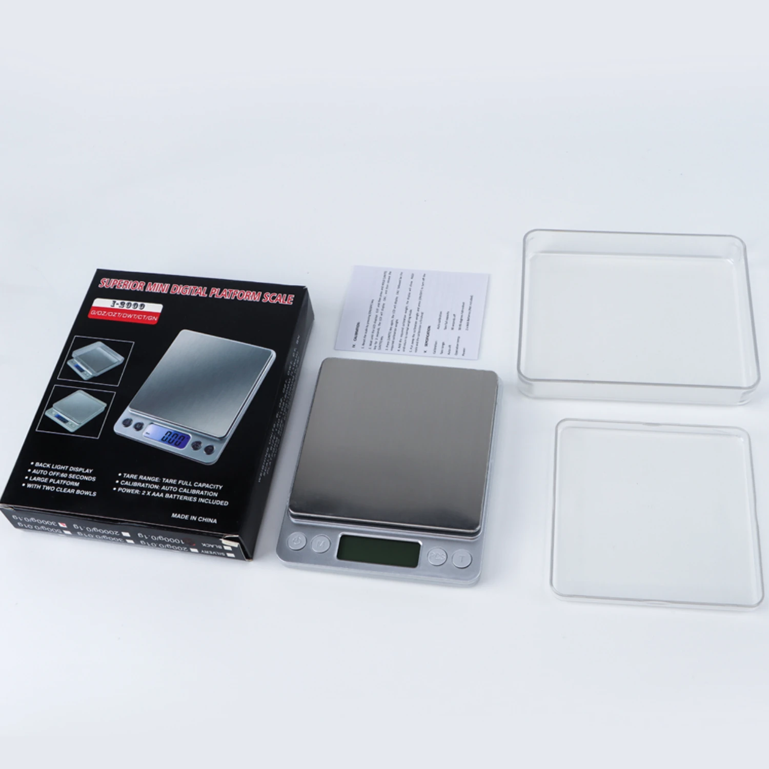 Portable Mini Electronic Digital Kitchen Precision Gold Gram Scale 0.1g/3kg LCD 500 High Accuracy Jewelry Weight Balance