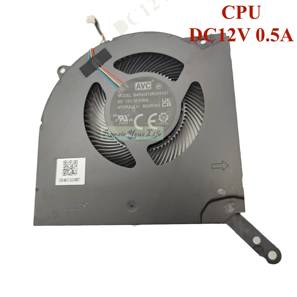 DC12V Laptop CPU GPU Cooling Fan For Lenovo Legion 5i pro Y9000P IAH7H BAPB0810R2HY001 PC Cooler Radiator