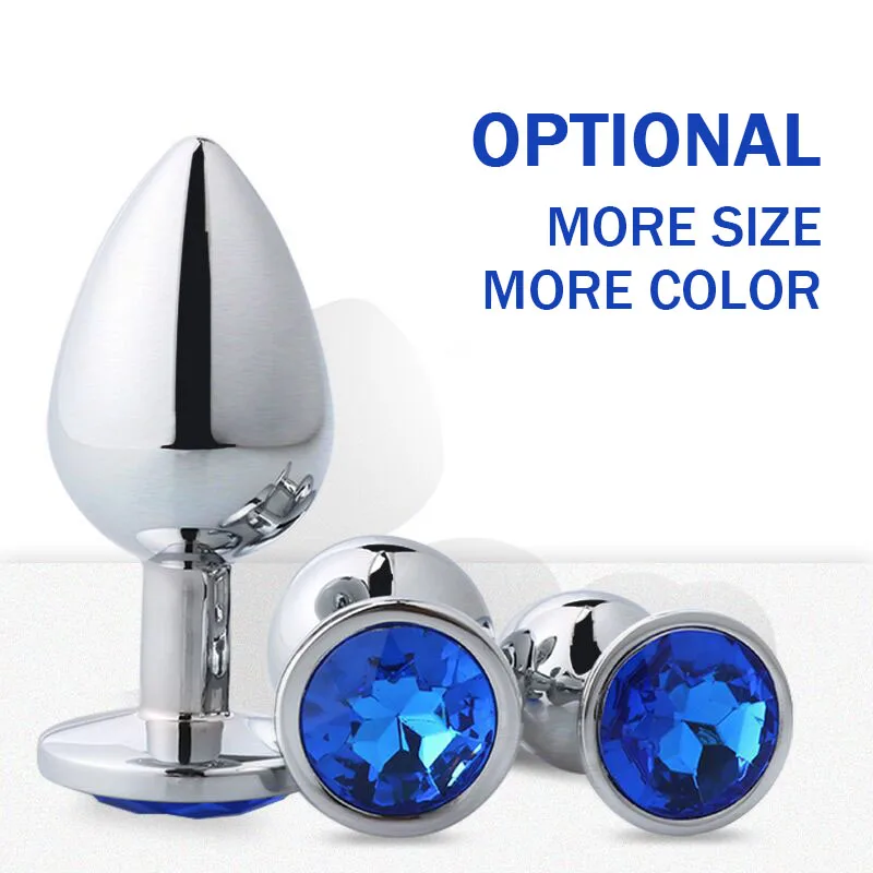 Giocattolo del sesso Butt Giocattoli anali Adulti 18 Metallo sessuale ma Plug per donne Uomini Intimo Buttplug in sughero Tapon anale_voghion.com