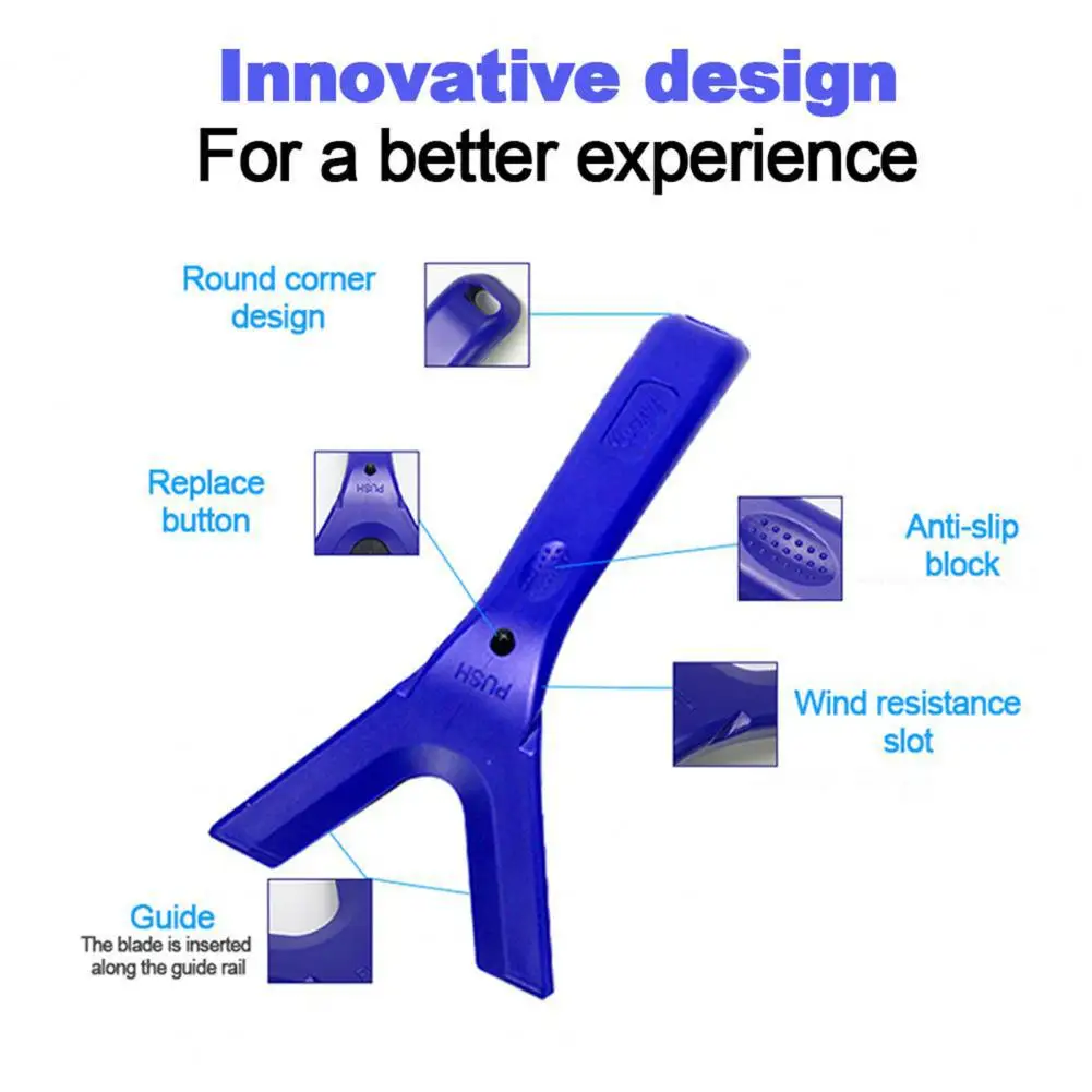 Sturdy Windshield Glass Defrost Clean Tool Ice Scraper Labor-saving Snow Removal Shovel Remove Water Car Cleaning Tool