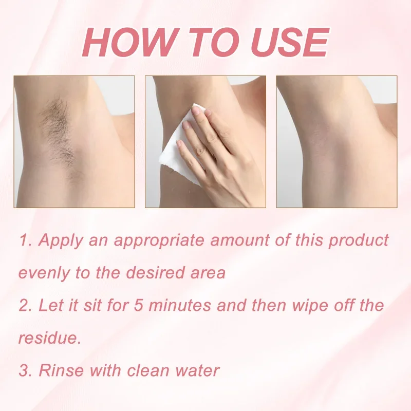 Gentle Moisturizing Honey Hair Removal Cream - Non-Irritating For Armpits Legs Hands, Reduces Dark Spots & Redness, Smooth Skin_voghion.com