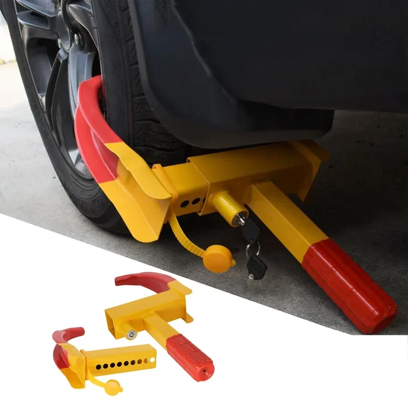 Auto Anti-theft Lock Truck Tire Lock Portable Heavy Duty Wheel Clamp Tire Claw Trailer Car Universal Auto Accessories