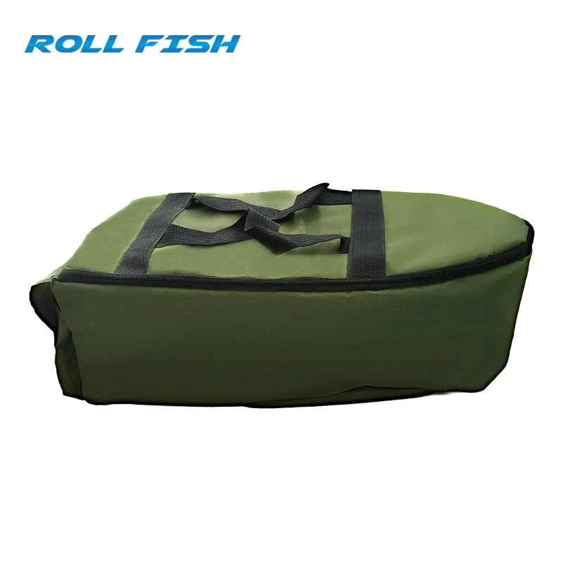Sac bateau appât ROLLFISH grande capacité Oxford résistant - Sac voyage accessoires pêche fermeture éclair durable