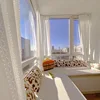 YCENTRE White Hollow Out Sheer Curtain For Living Room Bedroom Voile Tulle Window Blinds Drape Rideaux Chambre Custom Made 2