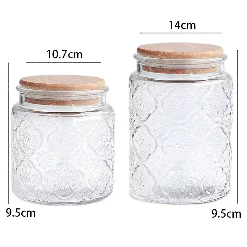 Nordic Style Glass Storage Jars