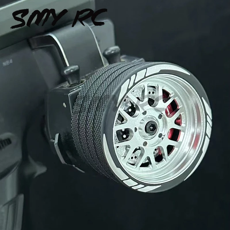 Metallo Rc Telecomando Trasmettitore Volante Volantino Per Flysky Nb4 Sanwa Mt4 Futaba 3Pv Wfly X9