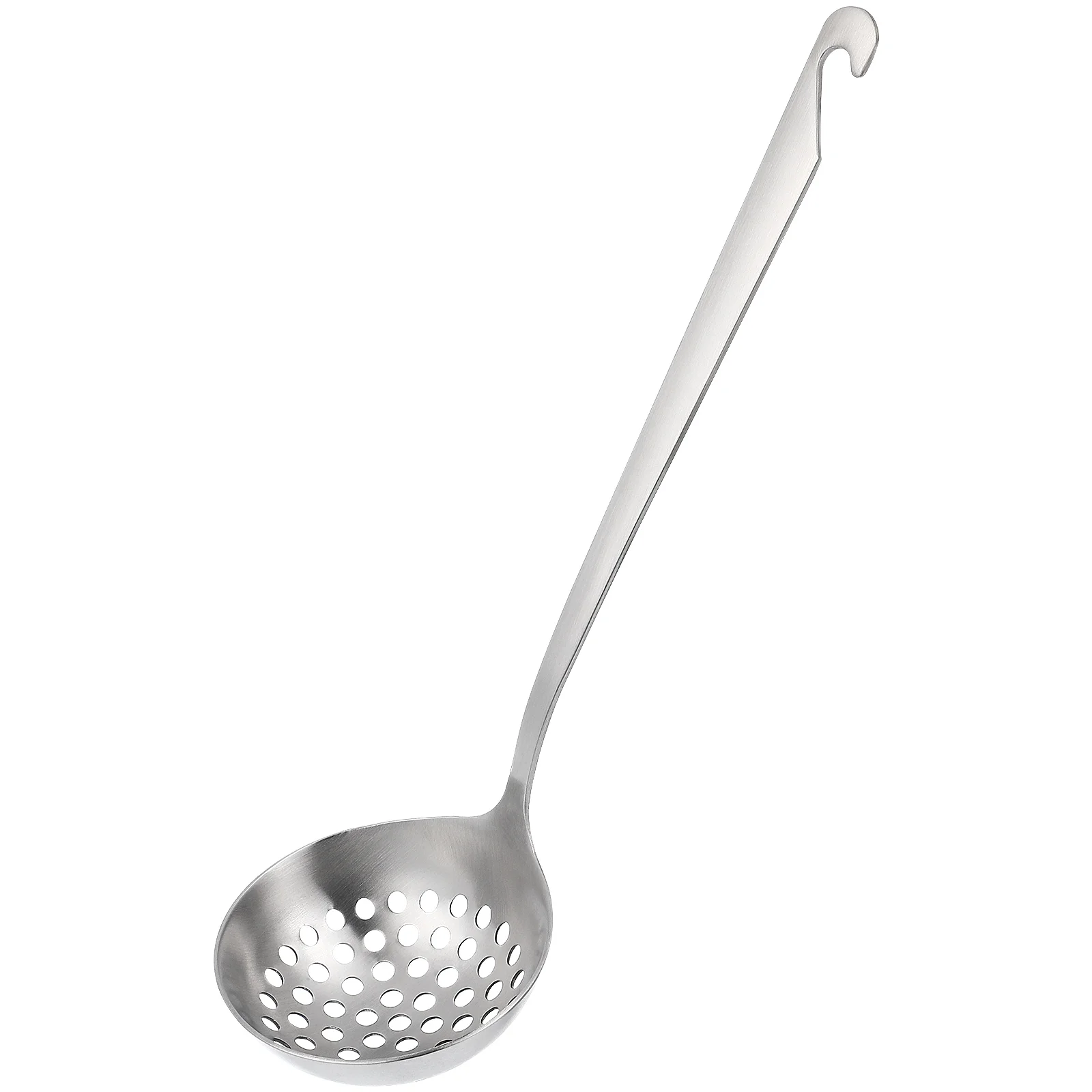 

Spoon with Hook Hot Pot Slotted Soup Pasta Strainer Cooker Colander Household Skimmer Cooking Scoop Filters