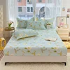 100%Cotton Bed Sheets Flower Printed Fitted Sheets for Bed sábanas para camaQueen/King Bed Sheet Cotton(without pillowcase) 5