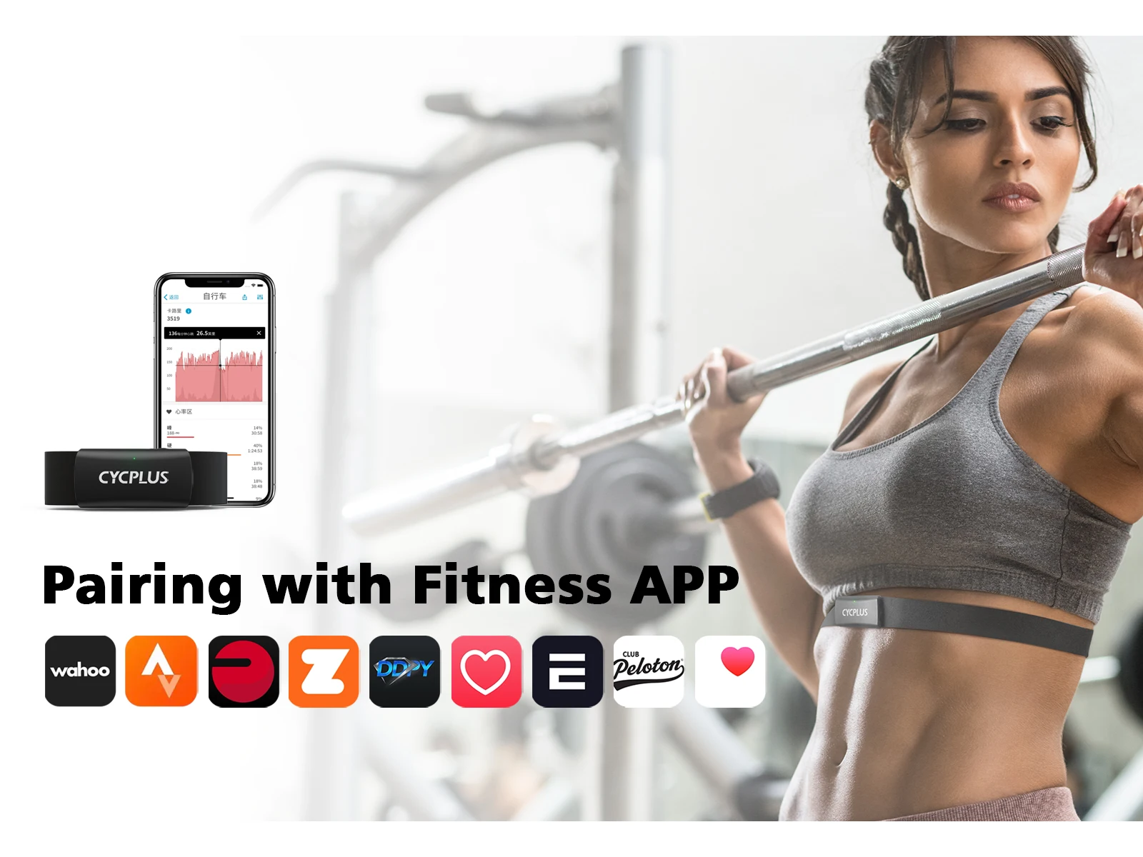 CYCPLUS H2 chest strap image 4