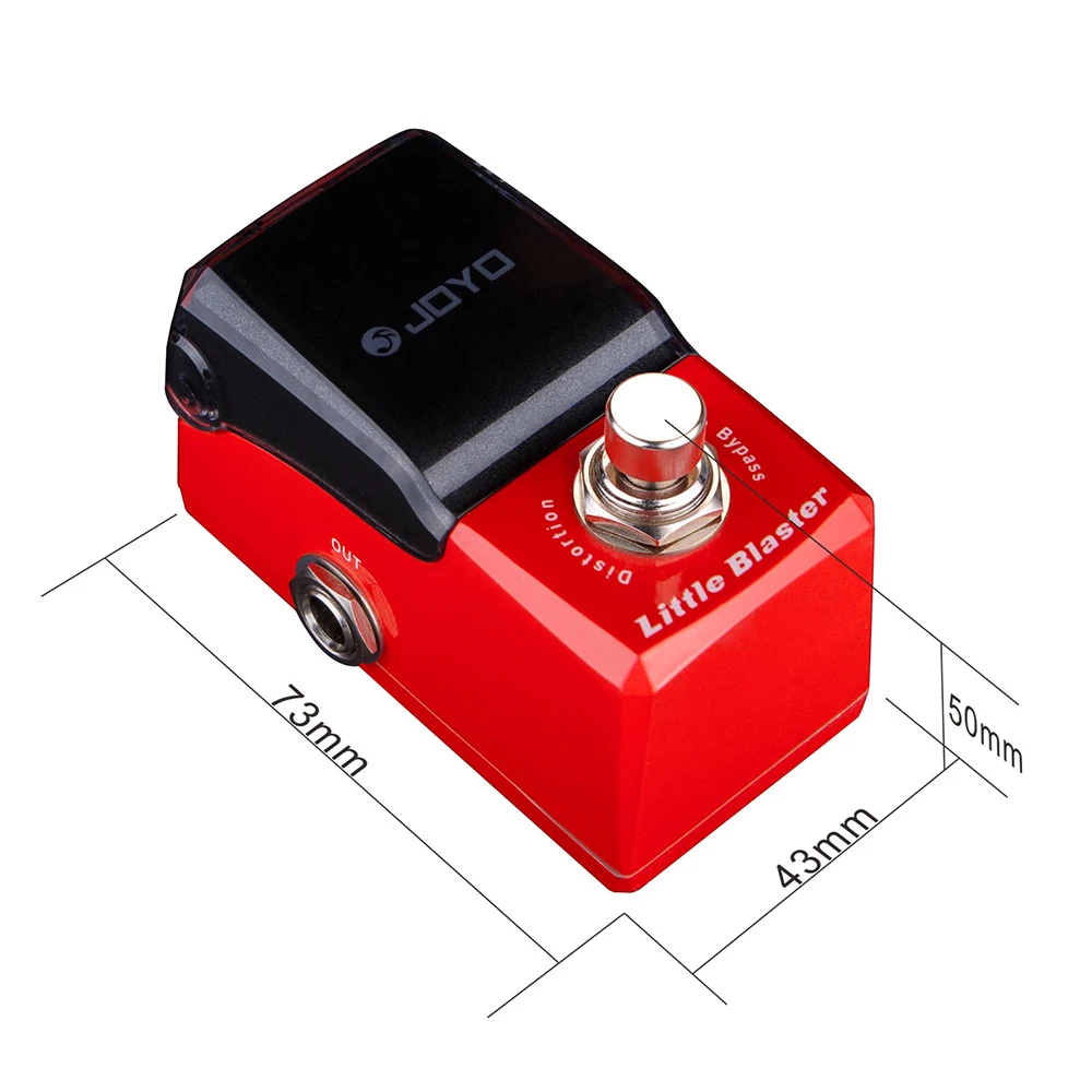 JF-303 LILTTLE BLASTER British-style Distortion Effect Pedal Dirty Punch with Su