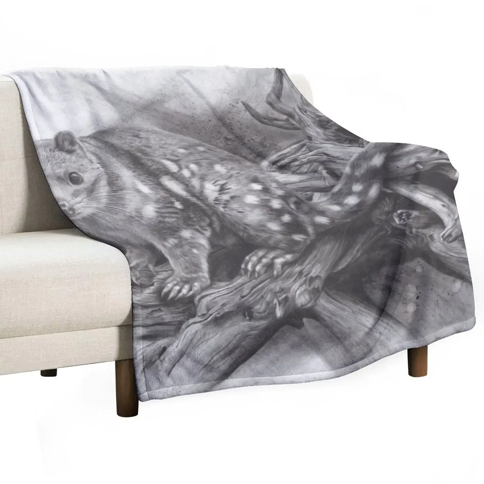 

Spotted Quoll Throw Blanket Furry christmas decoration for babies Blankets