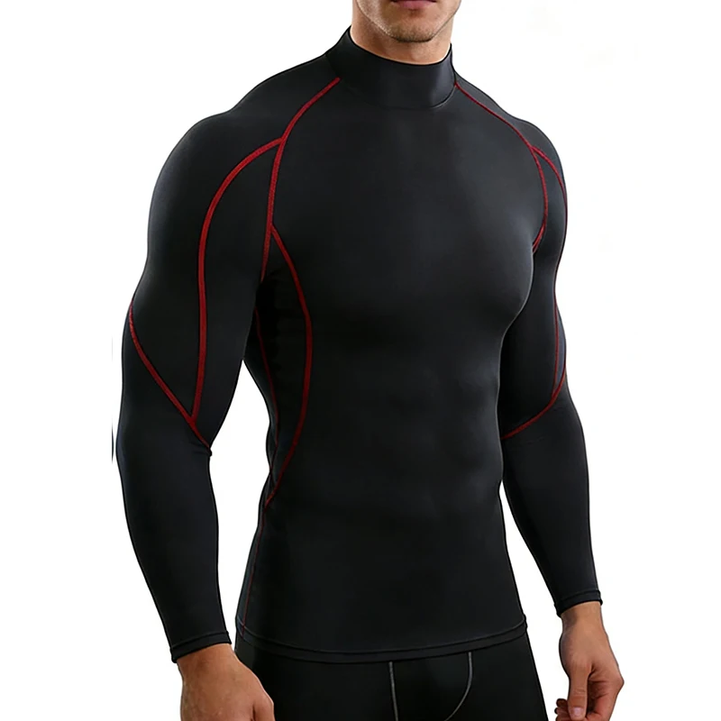 Men’s Quick Dry Compression Long Sleeve Sport Shirt 2