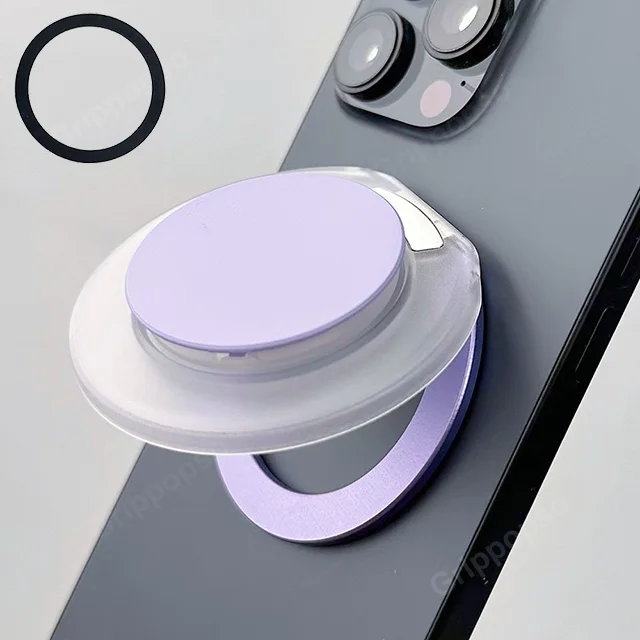 Grippopso Magnetic Cellphone Holder with Hidden Stand and Universal Desktop Mount