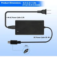 42V 2A Universal Lithium Battery Charger For 36V Ninebot ES2 ES4 E22 For Xiaomi M365/Pro 100-240V AC Power Supply Adapter EU US 2