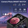 New Smart Watch Women Men Camera Take Photo Record Video Heart rate Sports Fitness Waterproof Bluetooth Call For Android iOS 6