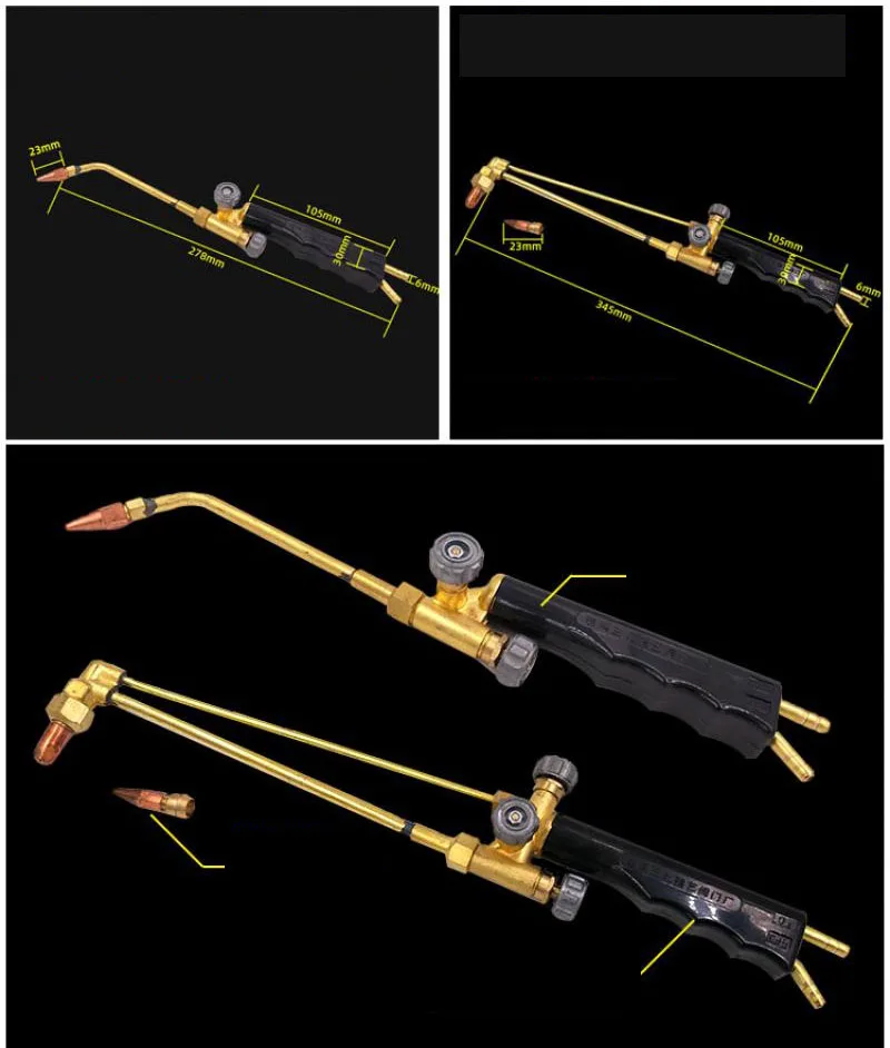 2L Portable Welding Torch Set Small Oxygen Welding Tool Refrigeration Maintenance Welding Tool 6
