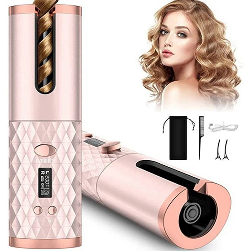 Curler Modeler Wireless Automatic Hair Rotating Curling Irons Portable Auto Magic Cordless Hair Curler