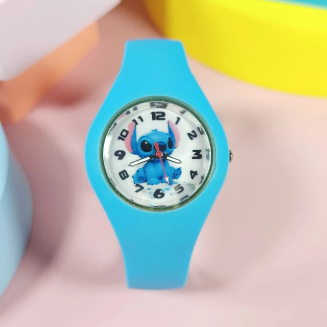 Disney Anime Stitch Watch Cartoon Figures Children Watch Kawaii