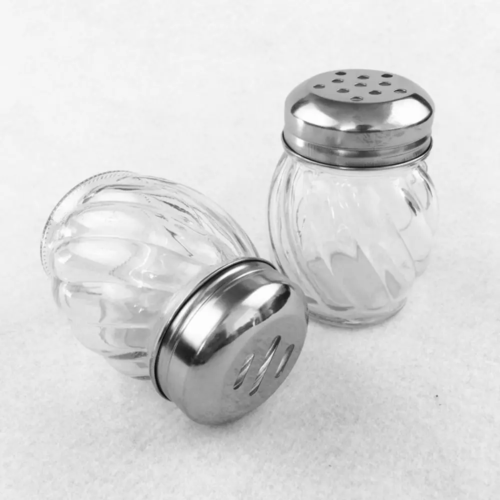 1/2PCS Three Hole Porous Pepper and Salt Seasoning Bottles Pepper and Salt Powder Bottles Porous Seasoning Bottles