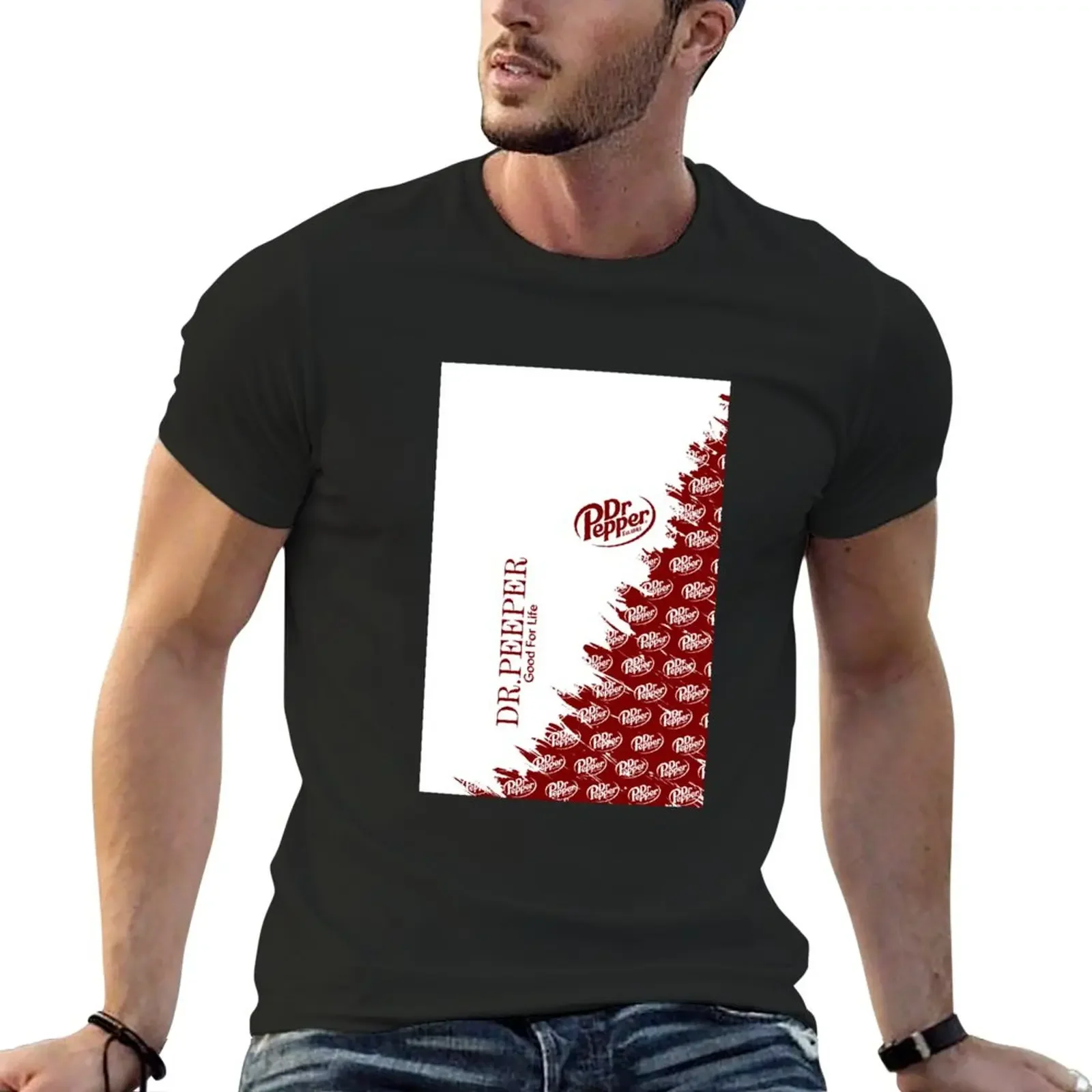 Dr Pepper Retro De Dr Pepper En 3D T-Shirt Vestiti Estivi Oversize Magliette Bianche Da Uomo
