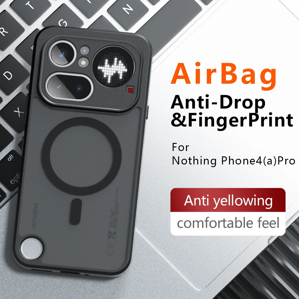Enhanced Magnetic Wireless Charging Case - Shockproof Protection