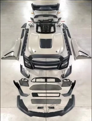

Комплект накладок на передний и задний бампер для Ford Mustang 2015-21