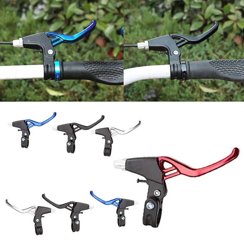 

1Pair Universal Bicycle Brake Lever Aluminium Alloy Bicycle Brake Handle Mountain Road Bike V-Brake Lever Cycling Accessories