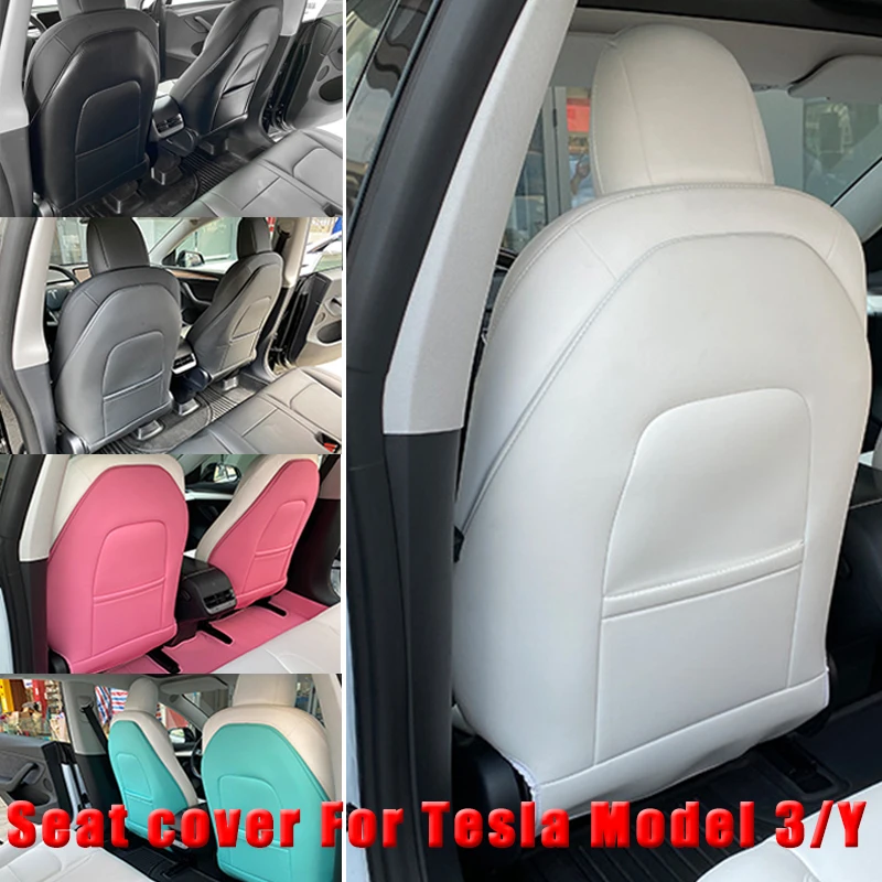 Seat Back Anti Kick Pad Protector For Tesla Model 3 Model Y Kick Pad